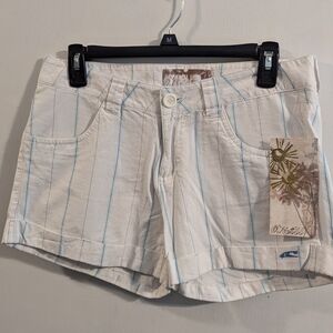 O'Neill Y2K Pinstripe shorts NWT